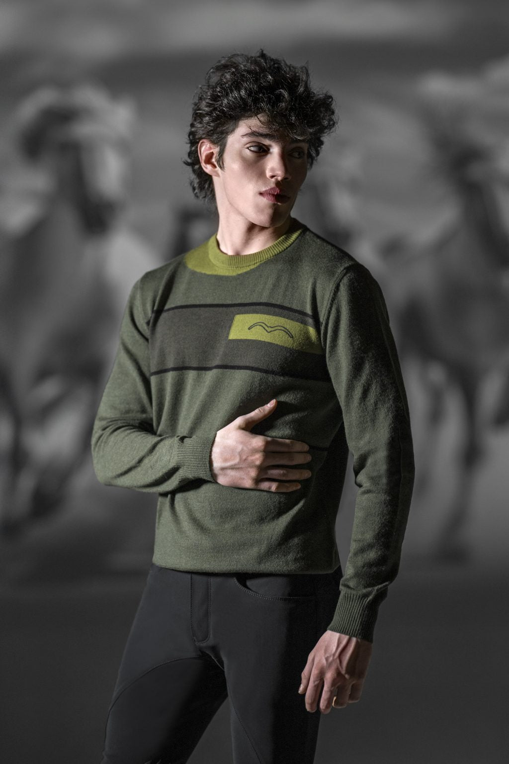 Rebbo Men's Wool Jumper