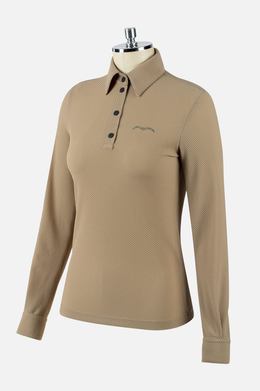 Blackrussian Ladies Long Sleeve Training Polo