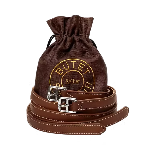 Butet classic calf-lined leather stirrup leathers