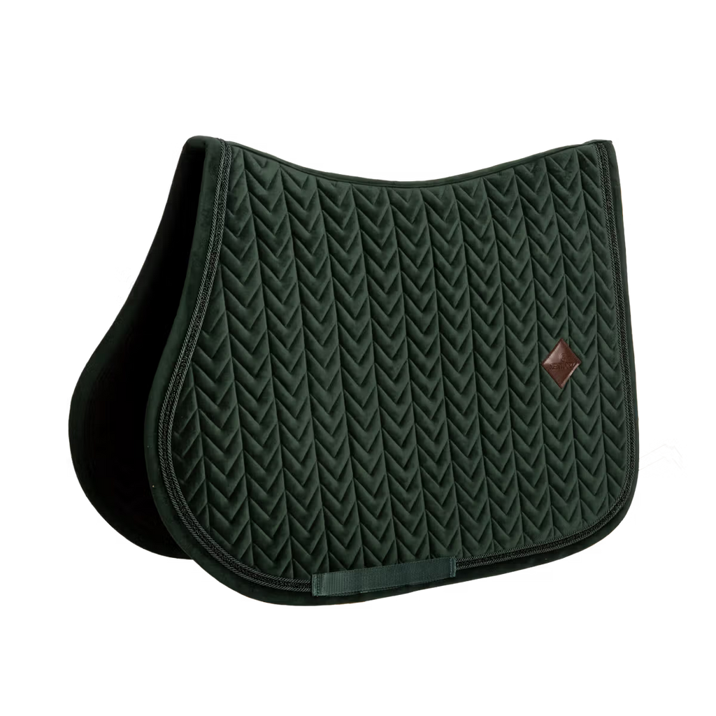 Kentucky Horsewear Velvet Mini Pearls jumping saddle pad