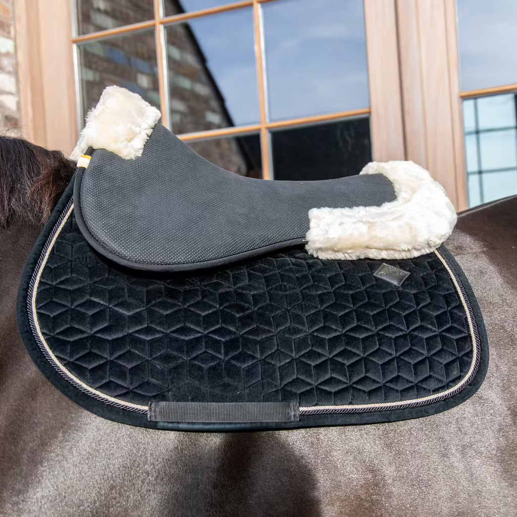Kentucky Horsewear Natural Sheepskin Anatomic Half Pad Absorb