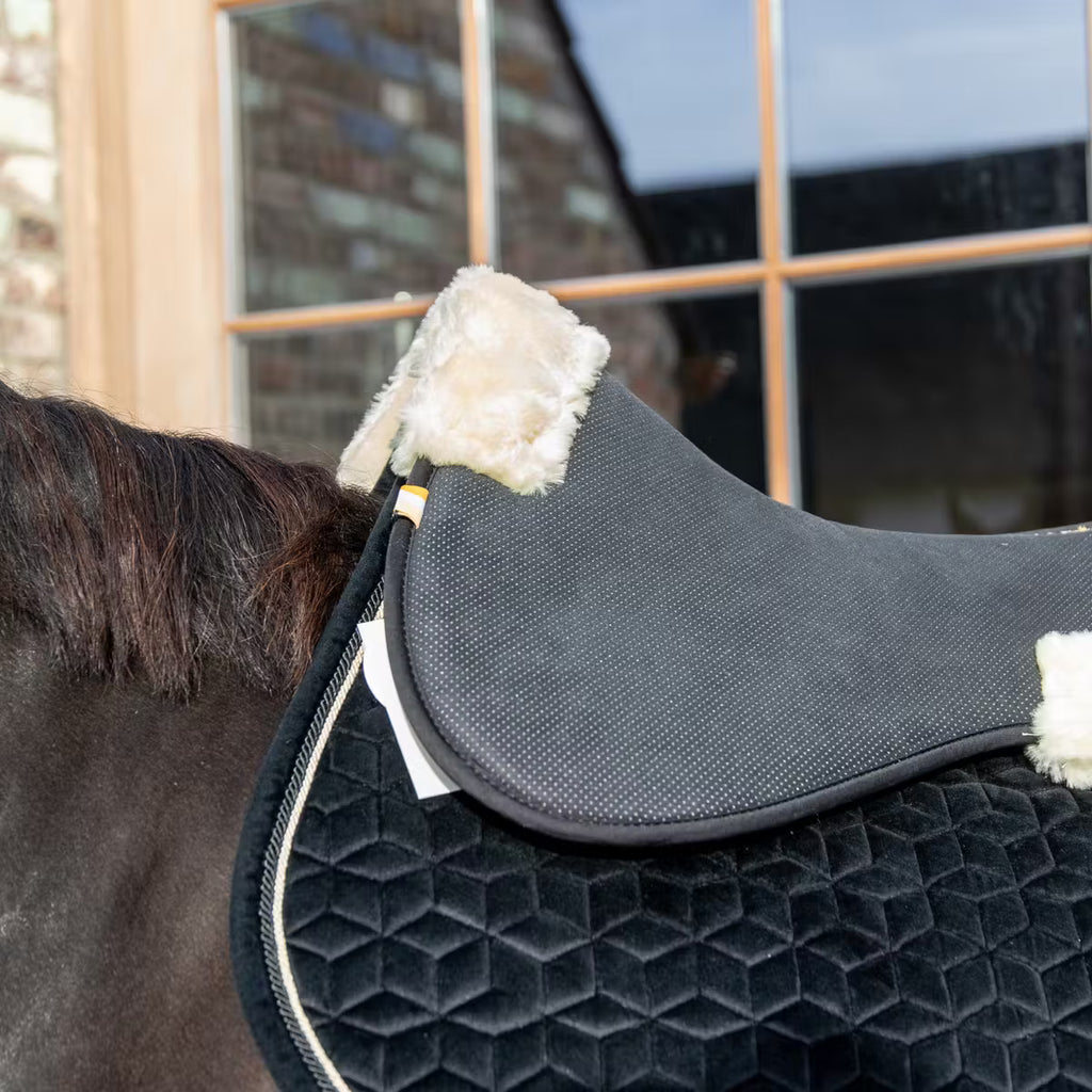 Kentucky Horsewear Natural Sheepskin Anatomic Half Pad Absorb