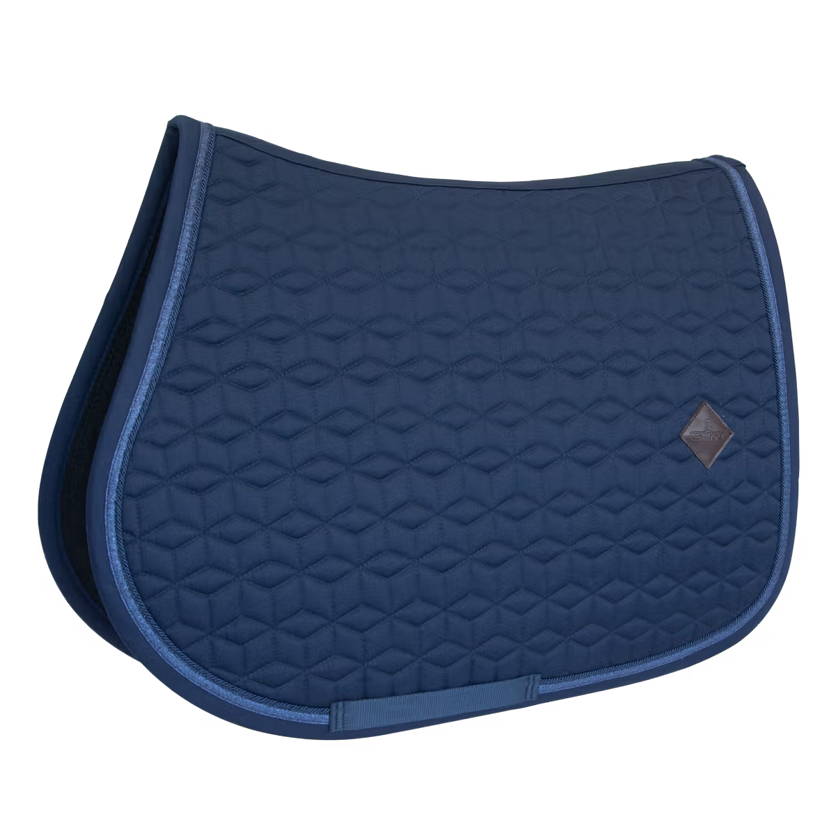 Kentucky Horsewear Glitter Rope jumping saddle pad with star quilting