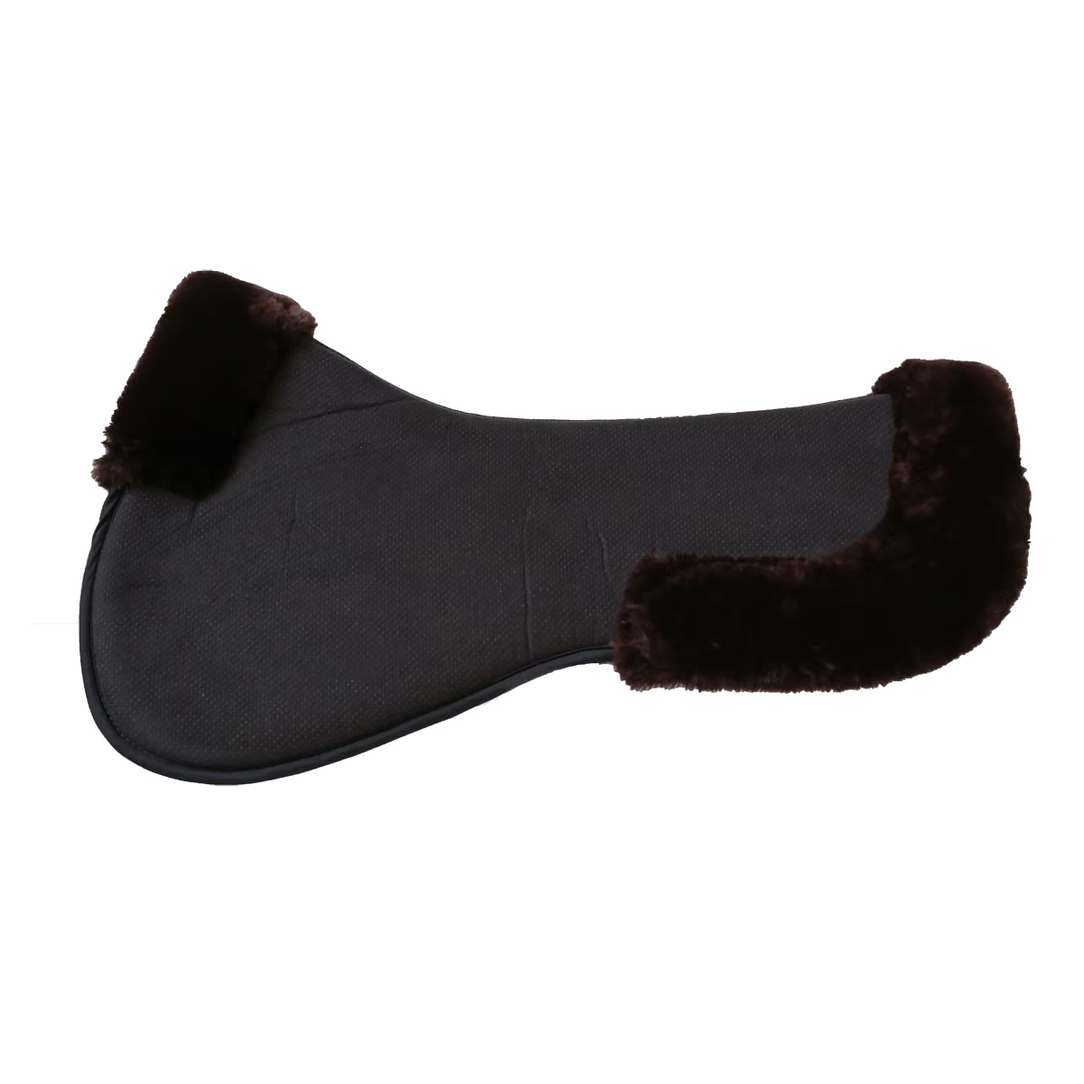 Kentucky Horsewear Black Sheepskin Anatomic Half Pad Absorb