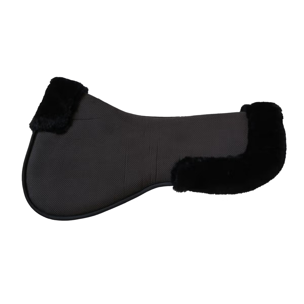 Kentucky Horsewear Black Sheepskin Anatomic Half Pad Absorb