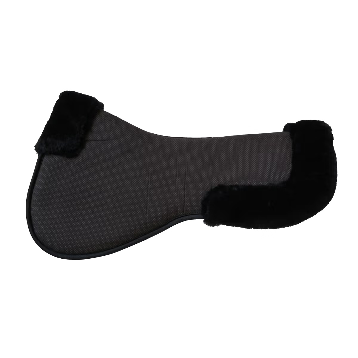 Kentucky Horsewear Black Sheepskin Anatomic Half Pad Absorb