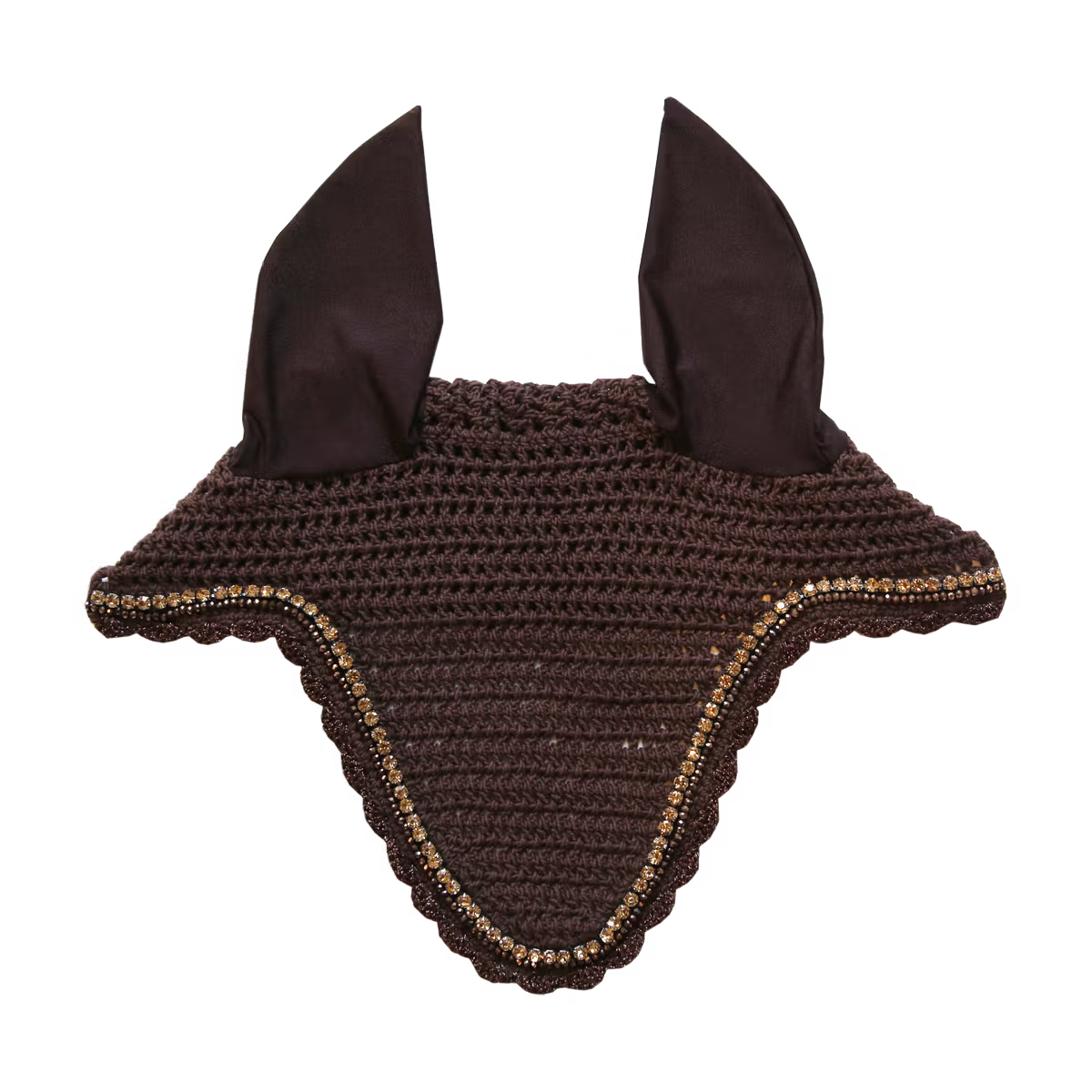 Kentucky Horsewear Wellington Fly Veil – Long Stone & Pearl