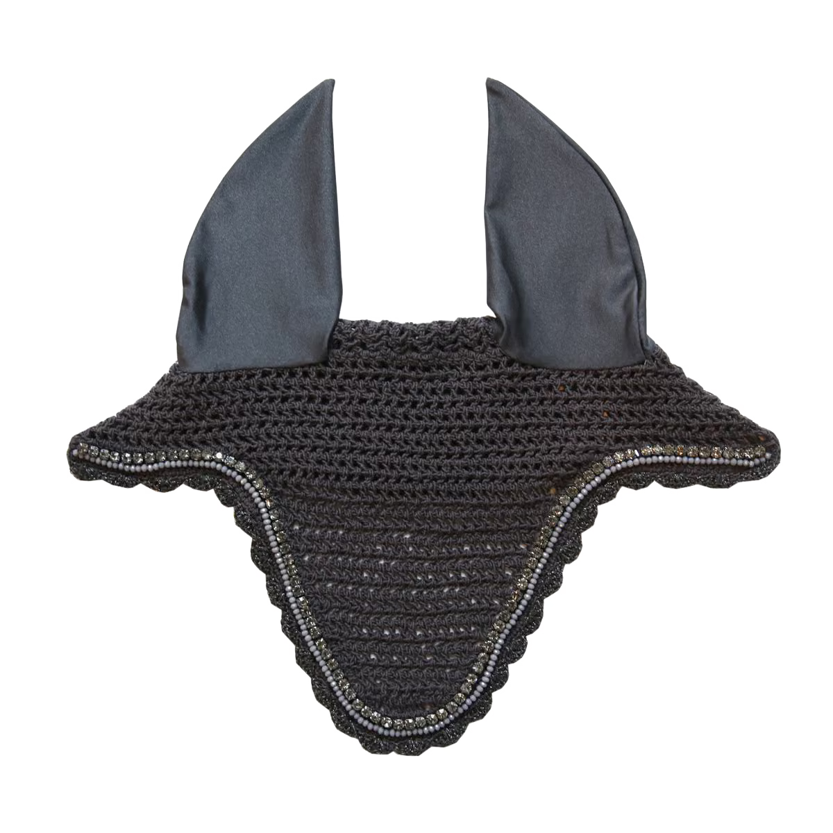 Kentucky Horsewear Wellington Fly Veil – Long Stone & Pearl