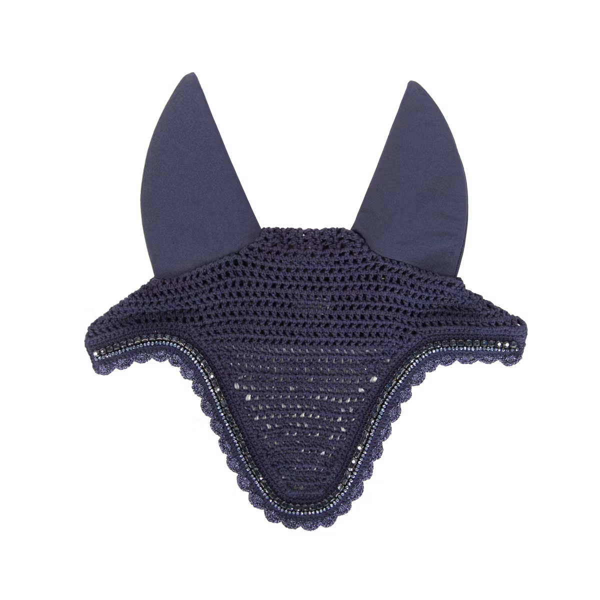 Kentucky Horsewear Long Stone and Pearl soundproof fly veil