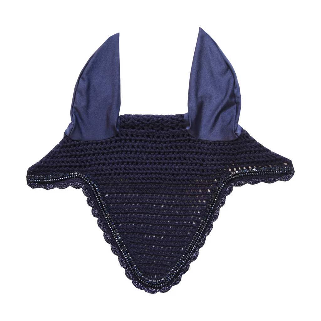 Kentucky Horsewear Wellington Fly Veil – Long Stone & Pearl
