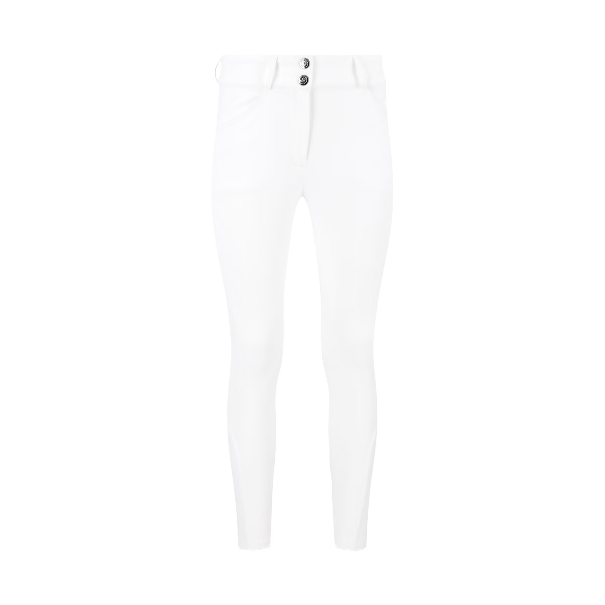 Kentucky Horsewear Miami Ladies Knee Grip Breeches in White.
