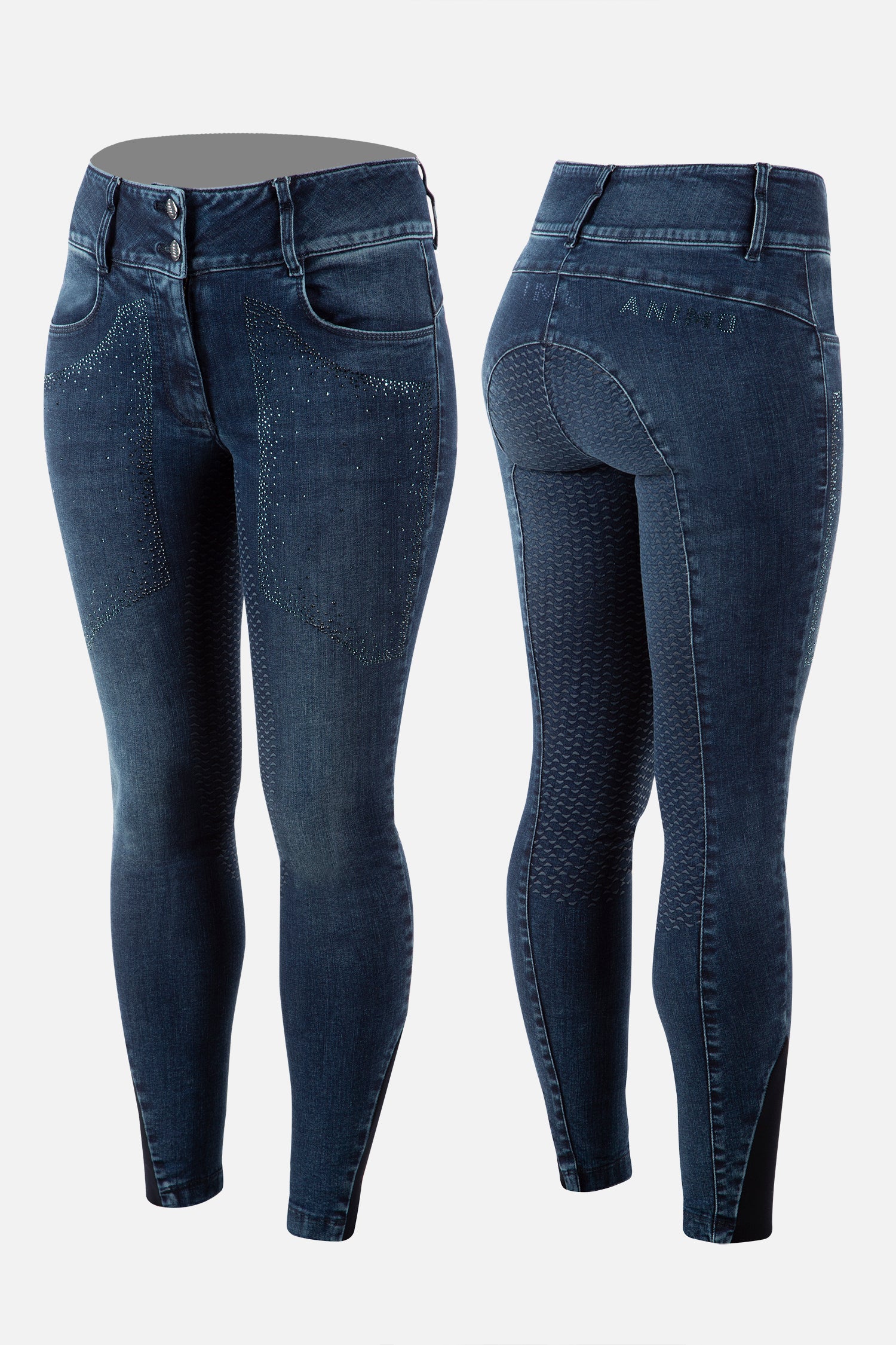 Norway Ladies Full Seat High Waist Jean Breeches
