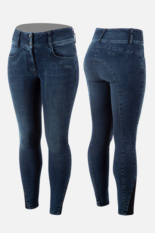 Norway Ladies Full Seat High Waist Jean Breeches