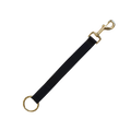 Kentucky Horsewear black nylon holder with hook and ring.