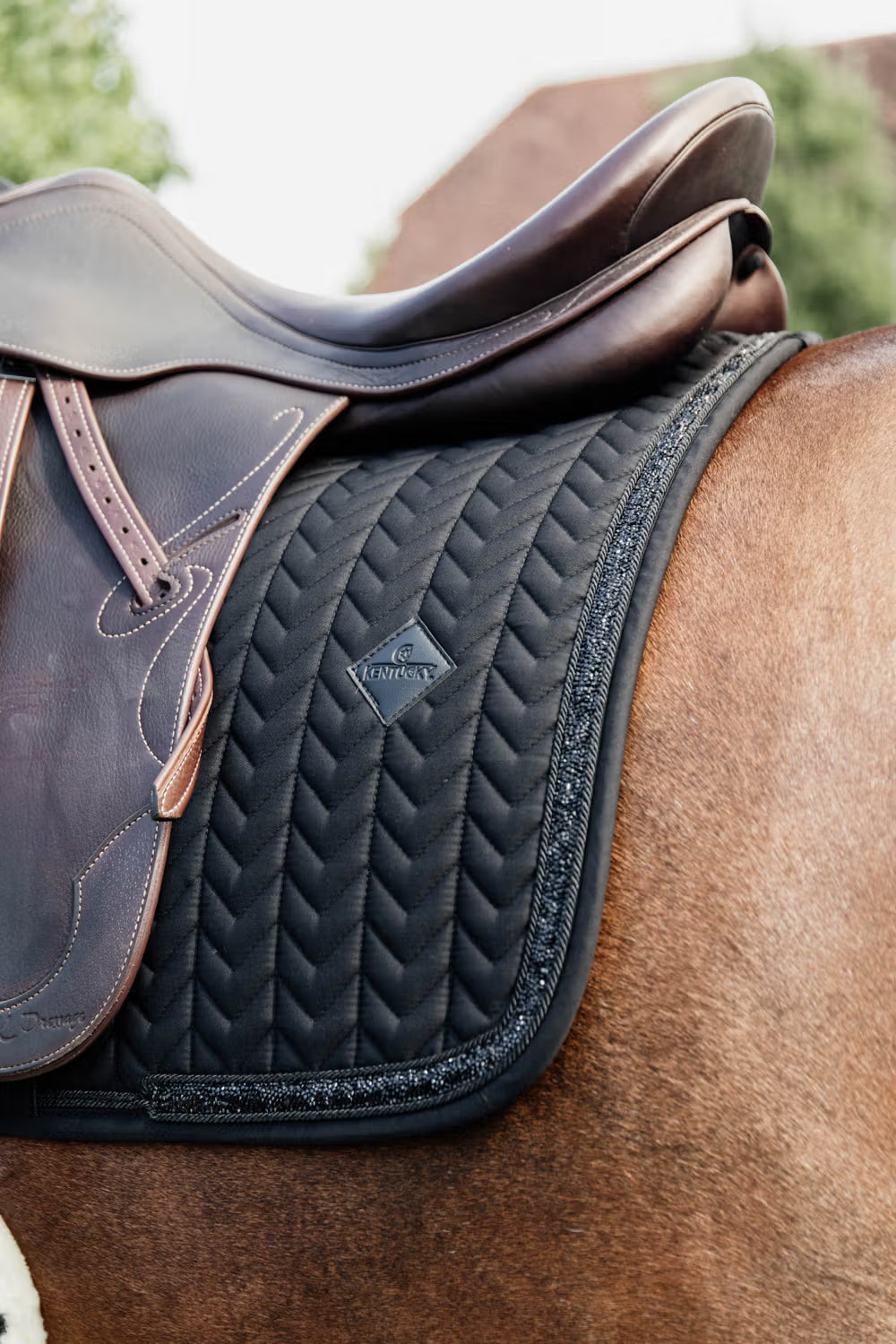 Kentucky Jumping Saddle Pad Glitter Stone